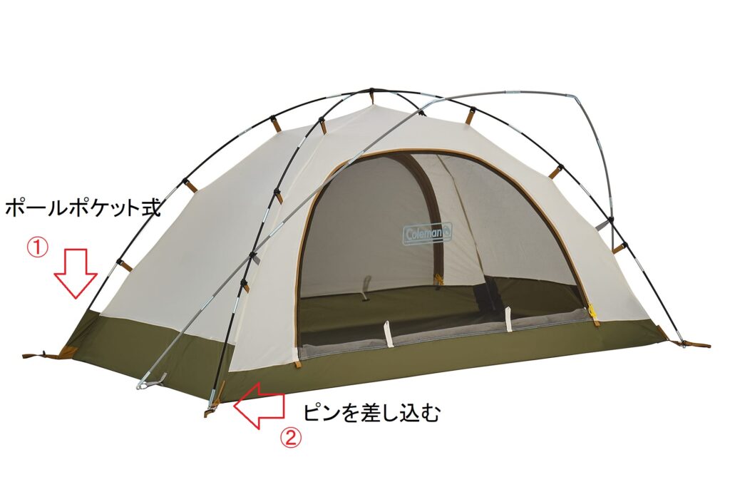 ツーリングドームstはソロキャンプにおすすめ 入れ方によってはコットも入るらしい ロードスターキャンプブログ